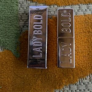 Too Faced NIB Lady Bold Em-Power Pigment Lipstick-Brave ❤️ 12